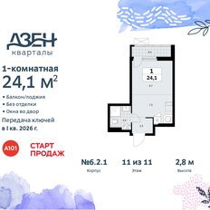 Квартира 24,1 м², студия - изображение 3