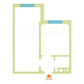 Квартира 53 м², 1-комнатная - изображение 5