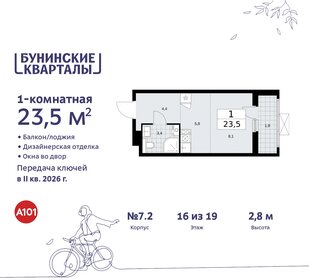 23,5 м², квартира-студия 7 847 073 ₽ - изображение 26