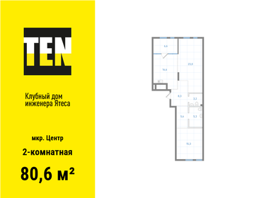 73,9 м², 2-комнатная квартира 25 839 000 ₽ - изображение 12