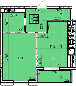 49,1 м², 1-комнатная квартира 5 500 000 ₽ - изображение 60