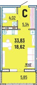 34 м², квартира-студия 7 442 600 ₽ - изображение 25