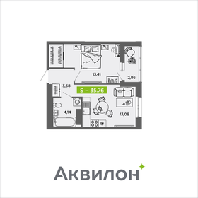 36,6 м², 1-комнатная квартира 5 456 068 ₽ - изображение 20