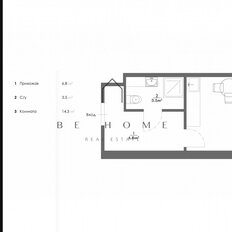 Квартира 24,6 м², студия - изображение 2