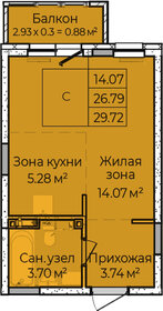 26 м², квартира-студия 2 382 600 ₽ - изображение 17