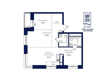 115 м², 4-комнатная квартира 14 500 000 ₽ - изображение 113