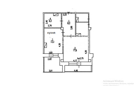 45 м², 1-комнатная квартира 7 200 000 ₽ - изображение 37