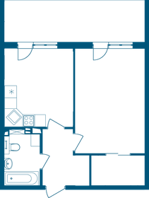 60 м², 1-комнатные апартаменты 22 997 420 ₽ - изображение 19