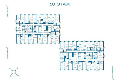 42,3 м², 2-комнатная квартира 2 100 000 ₽ - изображение 71