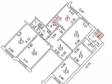 65,8 м², 2-комнатная квартира 6 450 000 ₽ - изображение 56