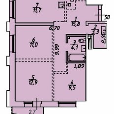 Квартира 71 м², 3-комнатная - изображение 4