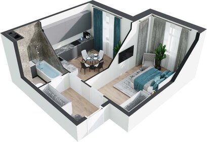 35,7 м², 1-комнатная квартира 22 098 300 ₽ - изображение 41