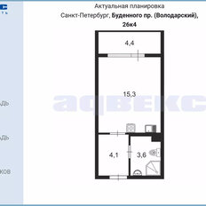 Квартира 22,6 м², студия - изображение 3