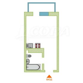 Квартира 24,1 м², студия - изображение 4