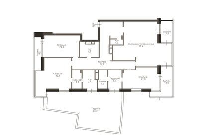 Квартира 238,3 м², 5-комнатная - изображение 2