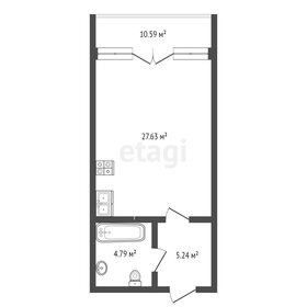 Квартира 42,4 м², студия - изображение 2