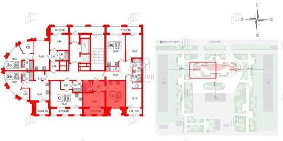 Квартира 36,8 м², 1-комнатная - изображение 2