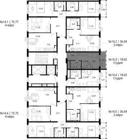 18,7 м², квартира-студия 4 957 409 ₽ - изображение 42