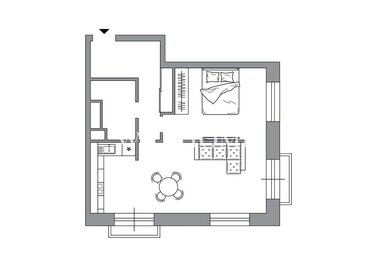 Квартира 46 м², 2-комнатная - изображение 1