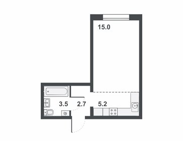 31,7 м², 1-комнатная квартира 2 590 000 ₽ - изображение 71