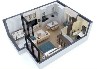 45,3 м², 1-комнатные апартаменты 11 500 000 ₽ - изображение 32