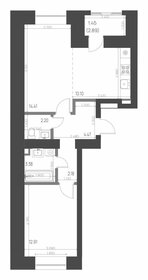 Квартира 51,1 м², 2-комнатная - изображение 1