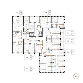 41,8 м², 1-комнатная квартира 4 190 000 ₽ - изображение 77