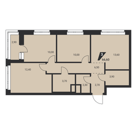 60,5 м², 3-комнатная квартира 5 250 000 ₽ - изображение 75