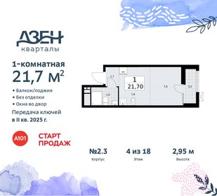 23 м², квартира-студия 7 073 092 ₽ - изображение 27