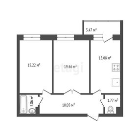 Квартира 67,9 м², 2-комнатная - изображение 2