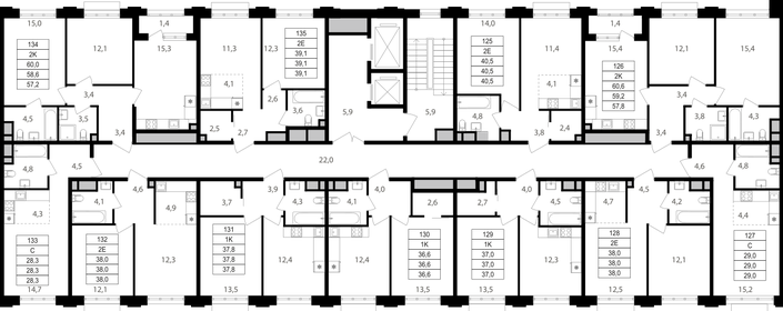 19,2 м², апартаменты-студия 6 300 000 ₽ - изображение 111