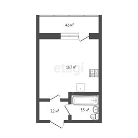 Квартира 24 м², студия - изображение 1