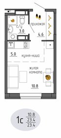 23 м², квартира-студия 3 363 290 ₽ - изображение 25