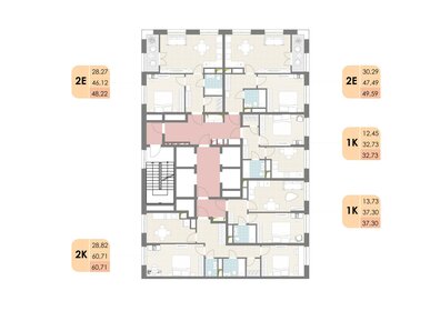 48,2 м², 2-комнатная квартира 10 612 800 ₽ - изображение 19