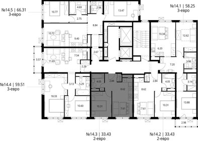 43 м², 1-комнатная квартира 3 399 000 ₽ - изображение 21