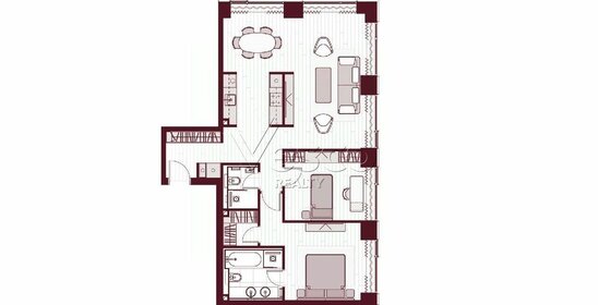 91,2 м², 3-комнатная квартира 80 000 000 ₽ - изображение 60