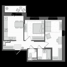 Квартира 56,3 м², 2-комнатная - изображение 7