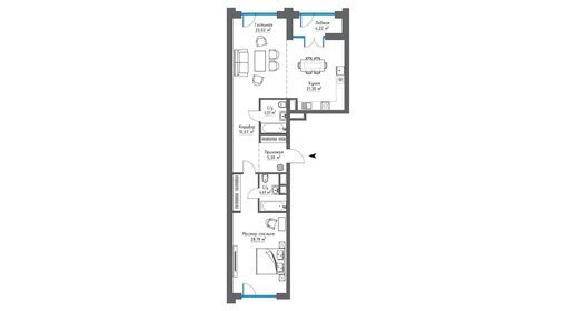 101,8 м², 2-комнатная квартира 127 175 000 ₽ - изображение 6