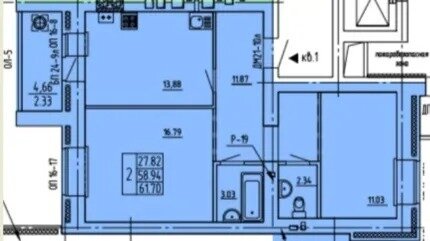 43 м², 1-комнатная квартира 4 700 000 ₽ - изображение 32