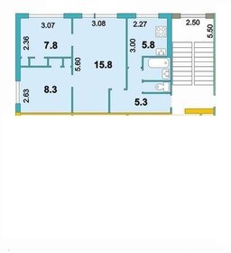 Квартира 47 м², 3-комнатная - изображение 5