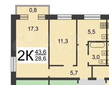 42,7 м², 2-комнатная квартира 5 000 000 ₽ - изображение 66