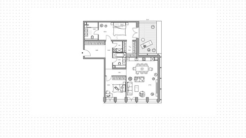 Квартира 116 м², 2-комнатная - изображение 1