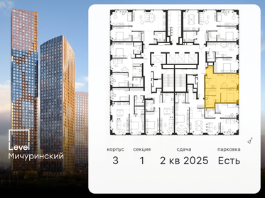 45,6 м², 2-комнатная квартира 25 700 000 ₽ - изображение 168