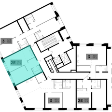 Квартира 53,3 м², 1-комнатная - изображение 2