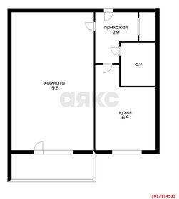 Квартира 36 м², 1-комнатная - изображение 5