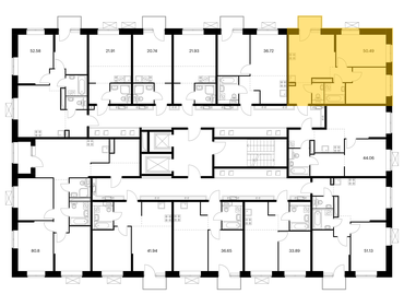 Квартира 50,5 м², 2-комнатная - изображение 2