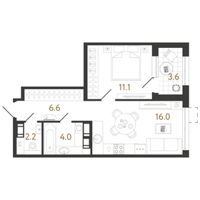 40 м², 1-комнатная квартира 13 012 236 ₽ - изображение 64