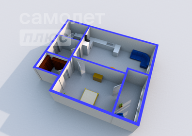 51,6 м², 1-комнатная квартира 4 447 170 ₽ - изображение 36