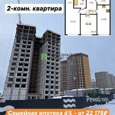 Квартира 51,5 м², 2-комнатная - изображение 2