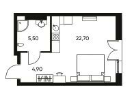 32,5 м², апартаменты-студия 10 738 200 ₽ - изображение 65